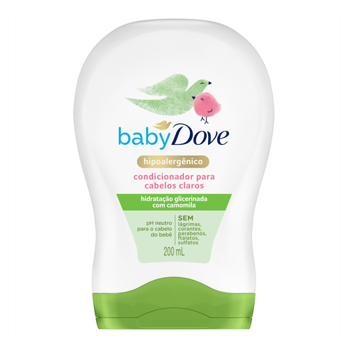 Condicionador Hidratação Glicerinada Camomila Dove Baby Frasco 200ml