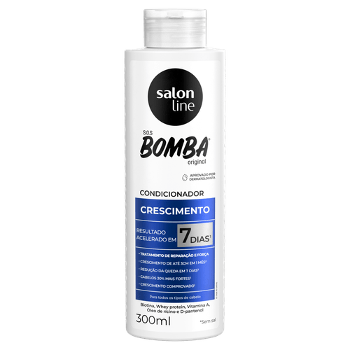 Condicionador Salon Line Sos Bomba Vitamina 300Ml - Salon Line Bomba