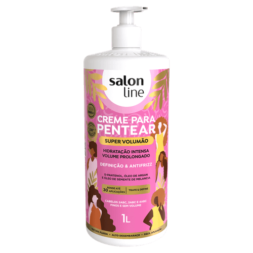Creme para Pentear Super Volumão 1L Salon Line