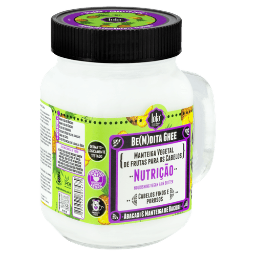 Máscara de Nutrição Capilar Bemdita Ghee Manteiga Bacuri 350g Lola