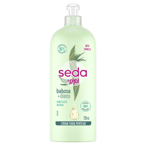 Creme para Pentear Seda By Rayza Babosa + Óleos 700ml