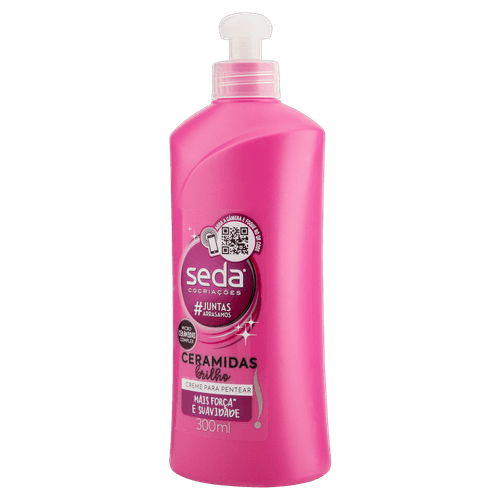 Creme para Pentear Seda Cocriações Ceramidas Brilho Frasco 300ml