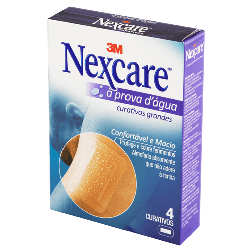 Curativos Nexcare A Pv/Água Grande 04Un - Nexcare