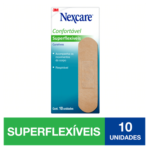 Curativos Nexcare Sup Flex Confortavel 10Un - Nexcare