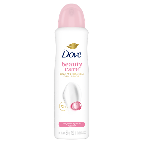 Antitranspirante Aerossol Magnólia e Jasmim Dove Beauty Finish 150ml Spray
