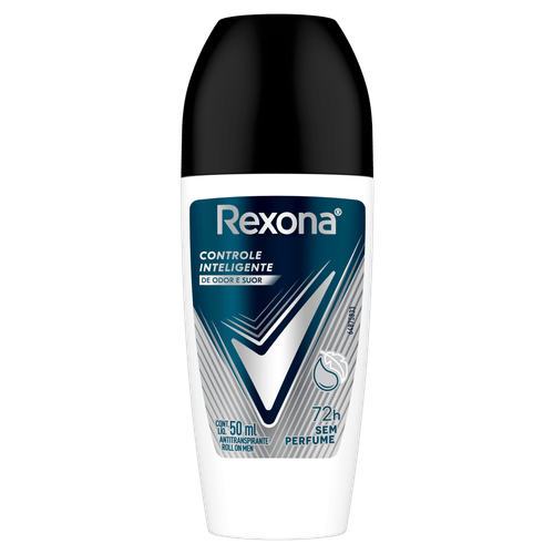 Desodorante Roll-On Antitranspirante Antibac Sem Perfume 50ml Rexona Men