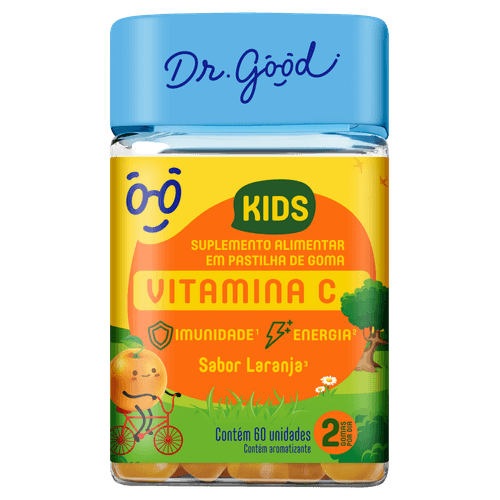 Dr Good Vitamina C Kids Sabor Laranja - 60 Gomas