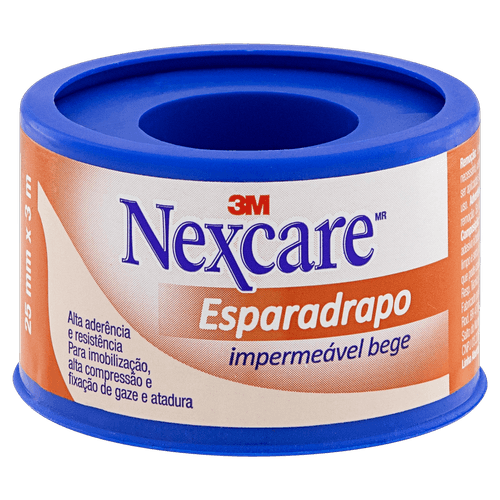 Esparadrapo Impermeável Bege Nexcare 25mm x 3m