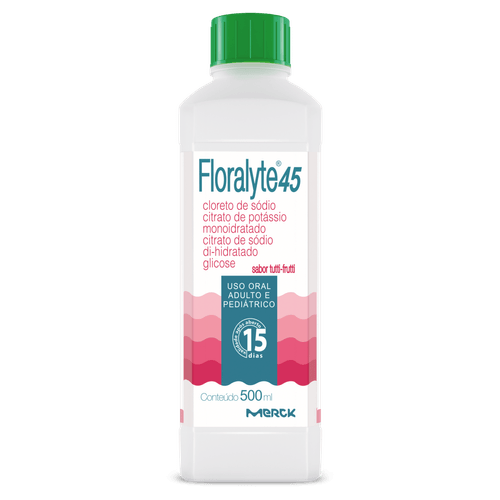 Floralyte 45 Solução Oral Sabor Tutti Frutti Frutti 500ml - Floralyte