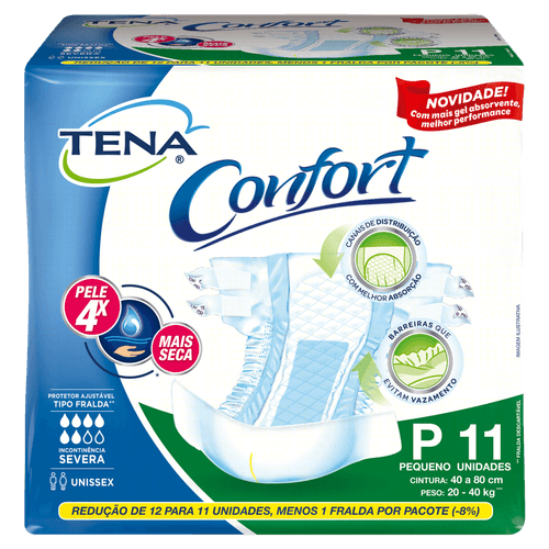 Fralda Biofralal Geriátrica Confort Plus P 11Un - Biofral