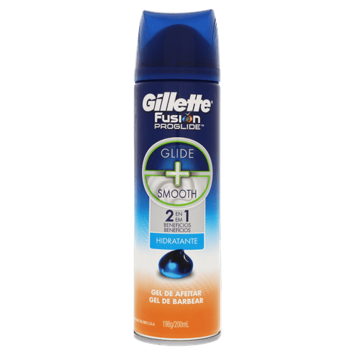 Gel de Barbear 2 em 1 Gillette Fusion Proglide Frasco 200ml