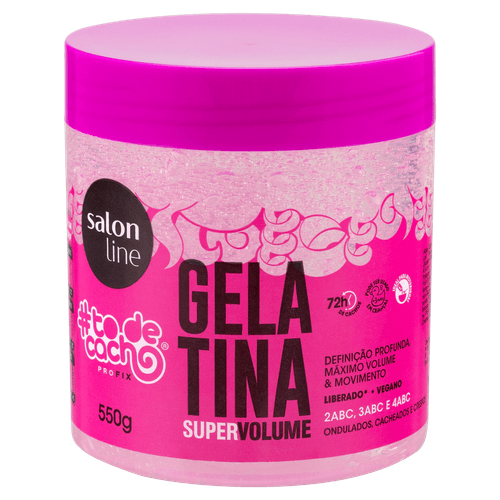 Gelatina Ativadora To de Cacho Mix 550g Salon Line
