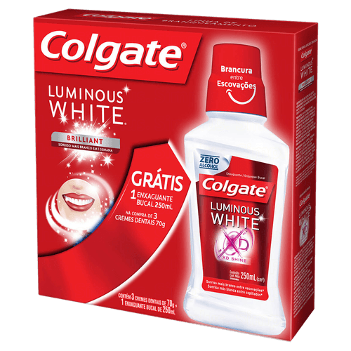 KIT CR DENT COLG LUM WH 70G 3+ENX XD 250