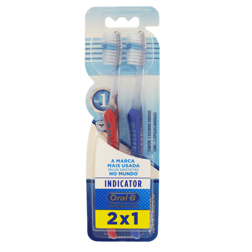 Kit Escova De Dentes Oral B Indicator Plus 40 - Leve 2 Pague 1 - Oral B Indicator