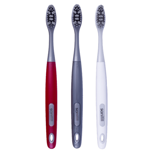 Kit Escova De Dentes Sanifill Maxx Macia - Leve 2 Pague 1 - Sanifill