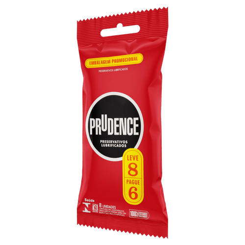Kit Preservativo Prudence Lubrificante - Leve 8 Pague 6 - Prudence