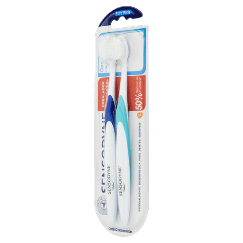 Escova Dental Extramacia Gentle Sensodyne 2 Unidades Grátis 50% de Desconto na 2ª Unidade