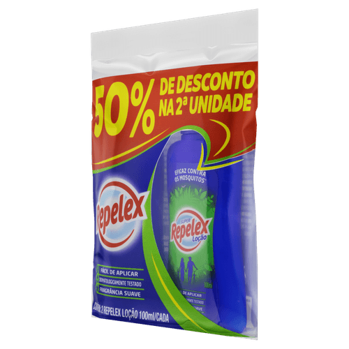 Kit Repelente Loção Repelex 100Ml  C/ 2 Unidades