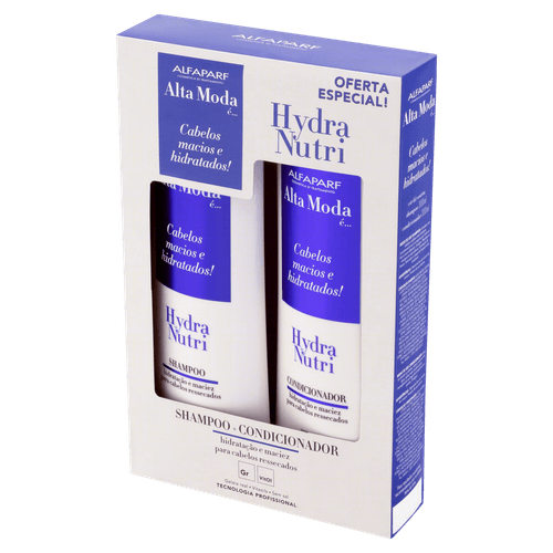 Kit Shampoo + Condicionador Alfaparf Alta Moda É... Hydra Nutri 300ml Cada