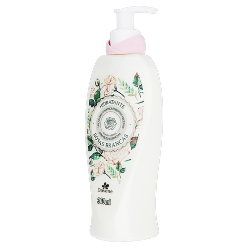 Loção Desodorante Rosa Branco 300Ml - Davene