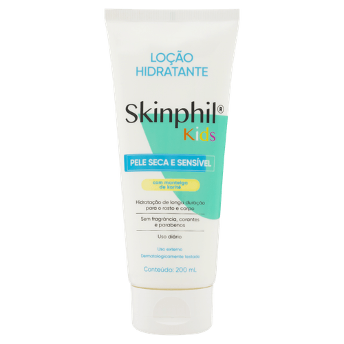 Loção Hidratante Skinphil Kids Pele Sensível Sem Fragrância 200ml Cimed