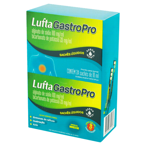 LuftaGastroPro Sabor Menta Sachê - 10ml