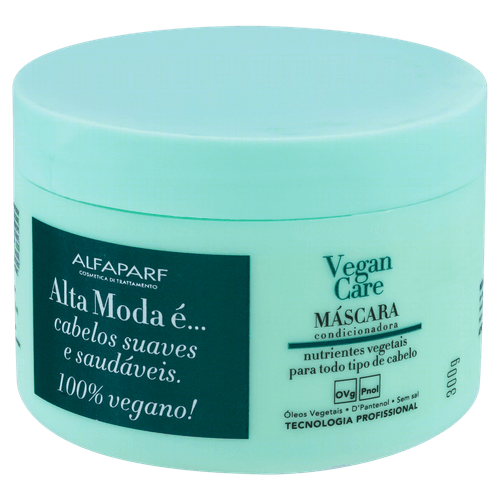 Máscara Condicionante Alta Moda Vegan Care Vegana 300g Altamoda