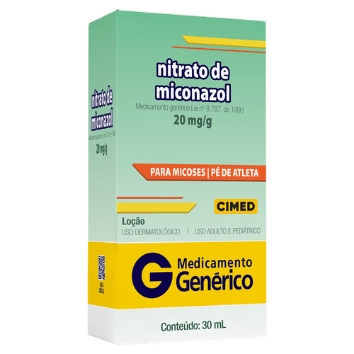 Nitrato de Miconazol 20mg Loção 30ml - Cimed