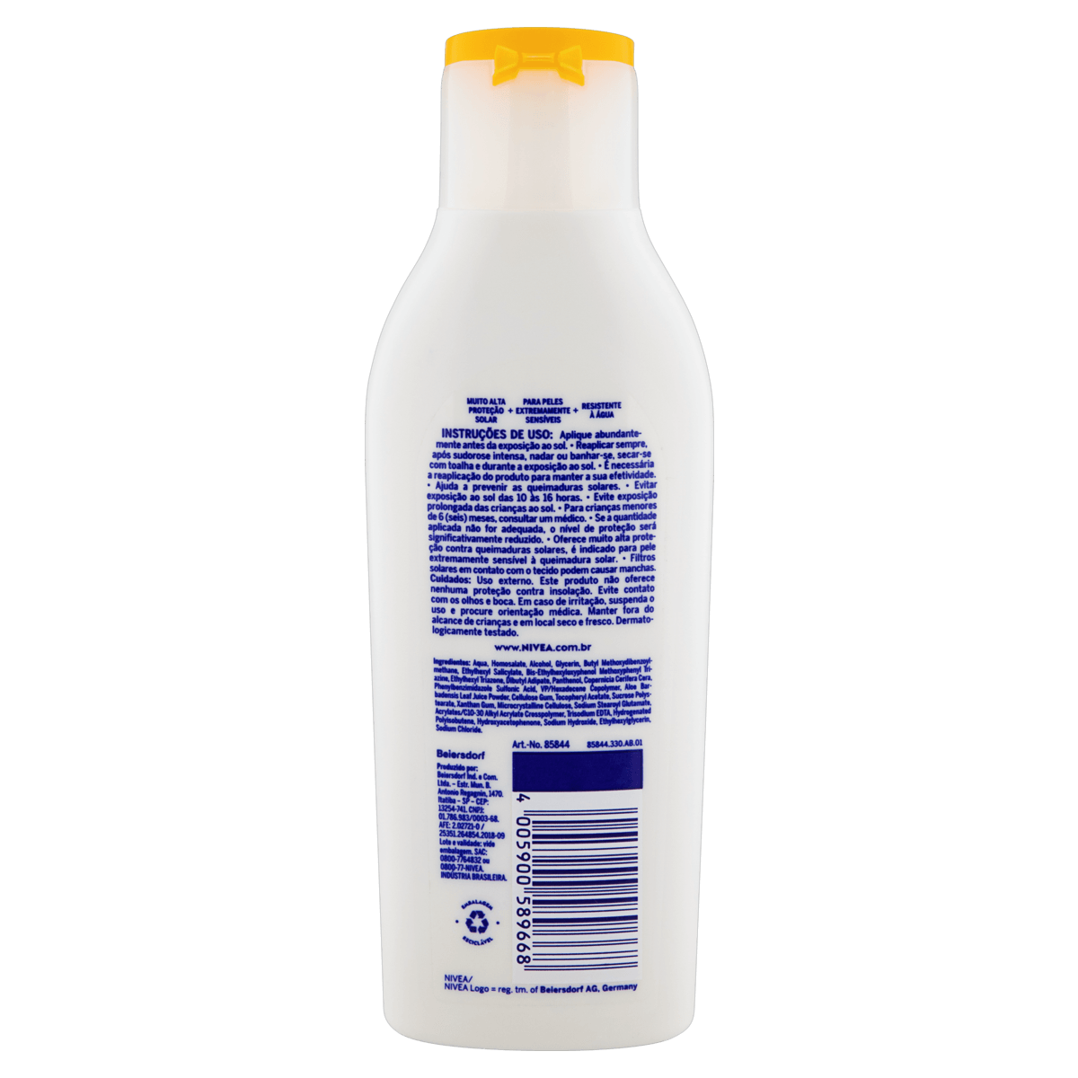 Encontraproduto.com.br - Protetor Solar Nivea Sensitive Fps 60 200Ml