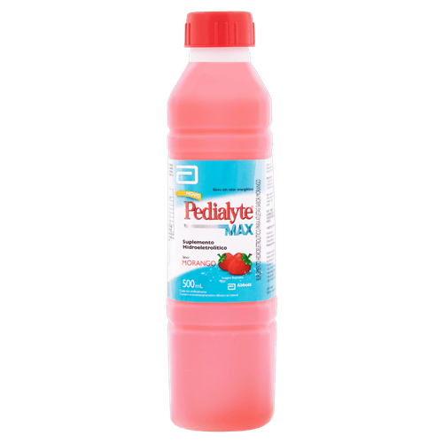 Pedialyte Max Morango 500ml