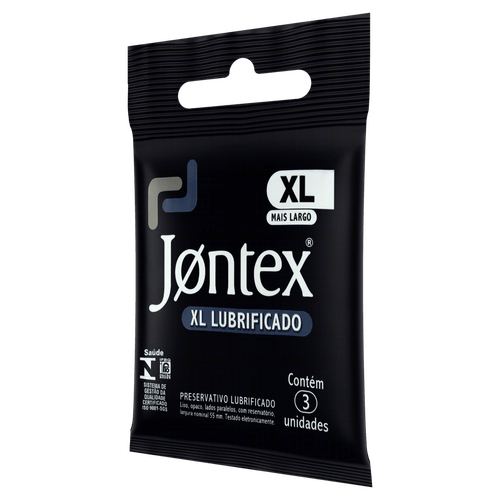 Preservativo Jontex Lubrificante Xl 3Un - Jontex