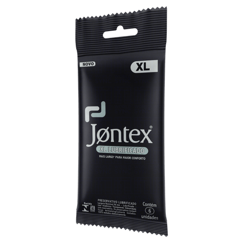 Preservativo Jontex Xl Lubrificante Fb 6Un - Jontex