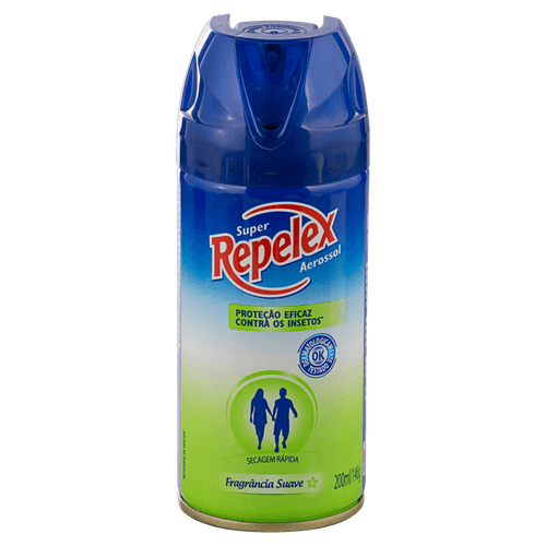 Repelente Aerossol Suave Repelex Frasco 200ml Spray
