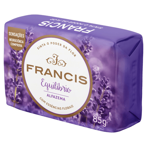 Sabonete Barra Alfazema Francis Equilíbrio Envoltório 85g
