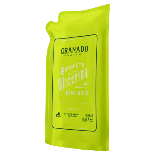 Sabonete Líquido Erva-Doce Refil 300ml Glicerina Granado