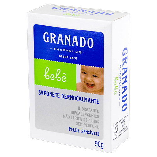 Sabonete Barra Bebê Pele Sensível 90G - Granado