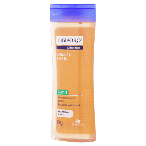 Sabonete Gel Pele Norm Seca Higiporo 120G - Higiporo