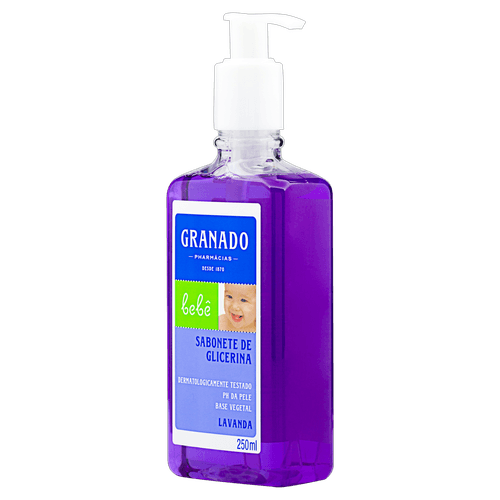 Sabonete Líquido Bebê 250ml Lavanda Granado