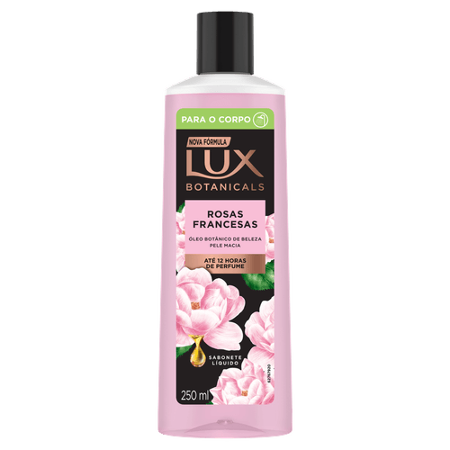 Sabonete Líquido Rosas Francesas Lux Botanicals Frasco 250ml