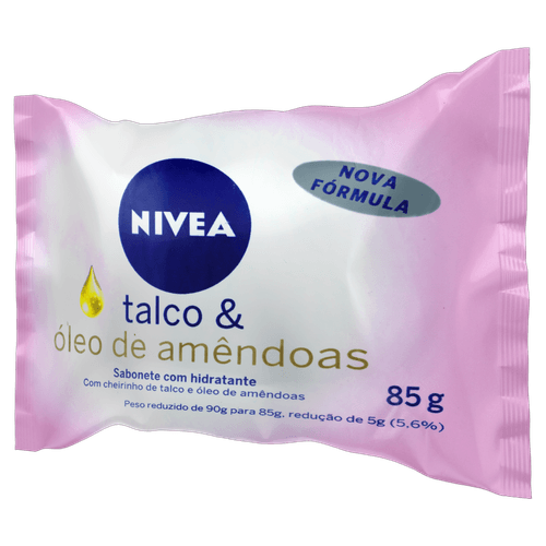 Sabonete Nivea Talco Óleo De Amendoas 85G - Nivea