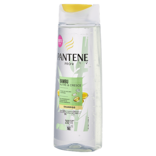 Shampoo Bambu Nutre & Cresce Transparente 200ml Pantene
