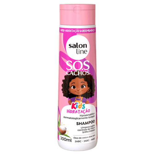 Shampoo Salon Line Sos Cacho Kids 300Ml - Salon Line Kids