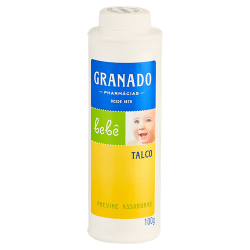 Talco Infantil Granado Bebê 100g Frasco