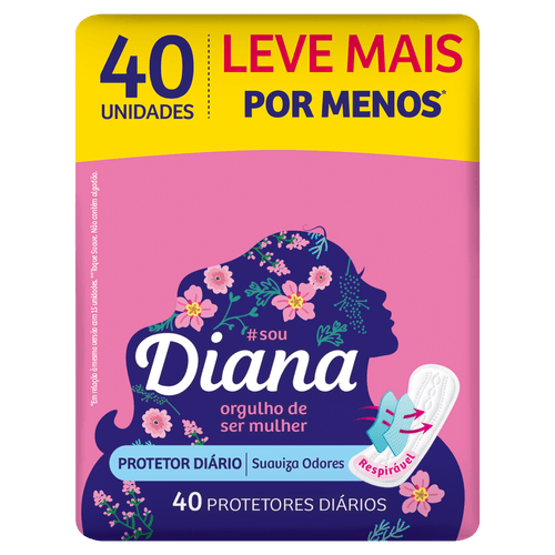 absorvente Diana Prot Diario C/40