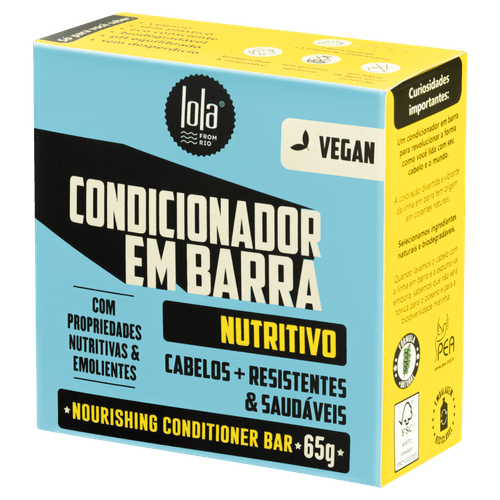 Condicionador em Barra Nutritivo 65g Lola para Cabelos Danificados