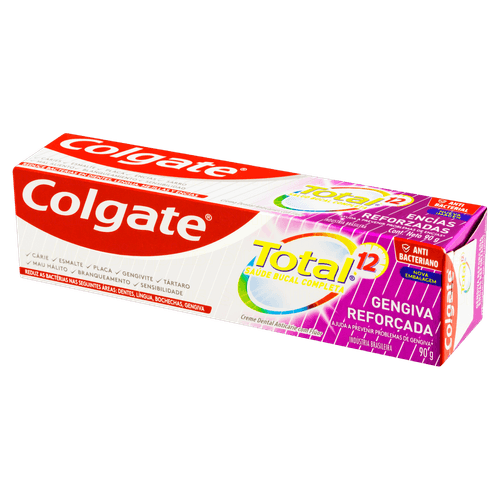 Creme Dental Colgate Total 12 Gengiva Reforçada Caixa 90g