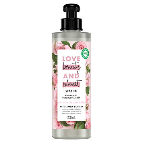 Creme de Pentear Curls Intensify 200ml Love Beauty & Planet para Cachos e Crespos