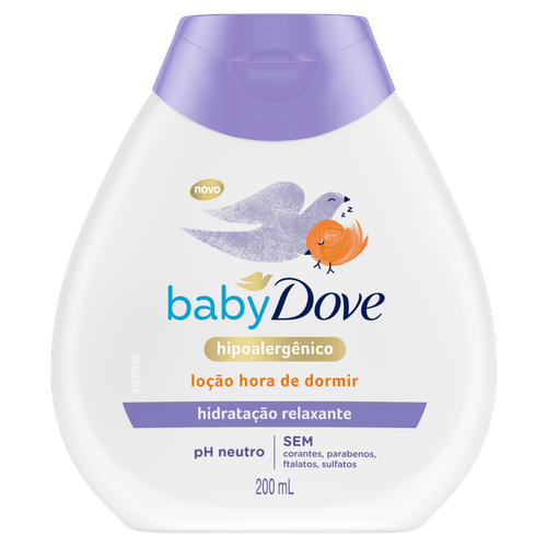 Loção Hidratação Relaxante Dove Baby Hora de Dormir Frasco 200ml