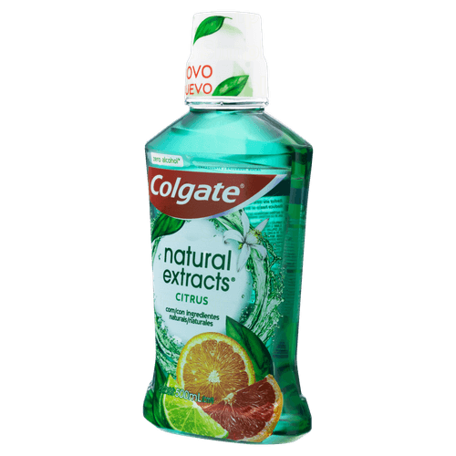 Enxaguante Bucal Zero Álcool Citrus Colgate Natural Extracts Frasco 500ml