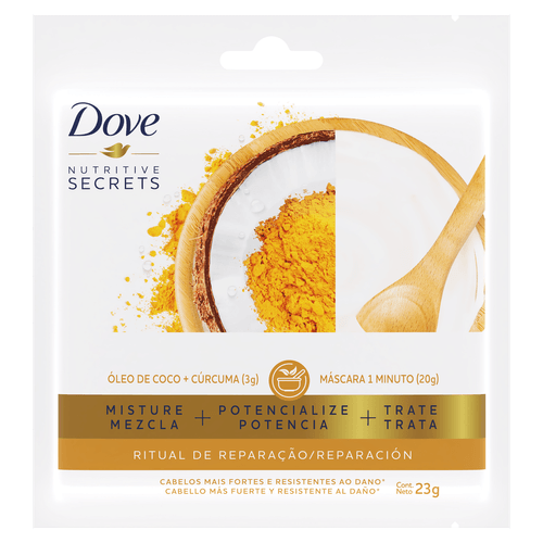 Máscara Capilar Dove 1 Minuto Ritual de Reparação 23g